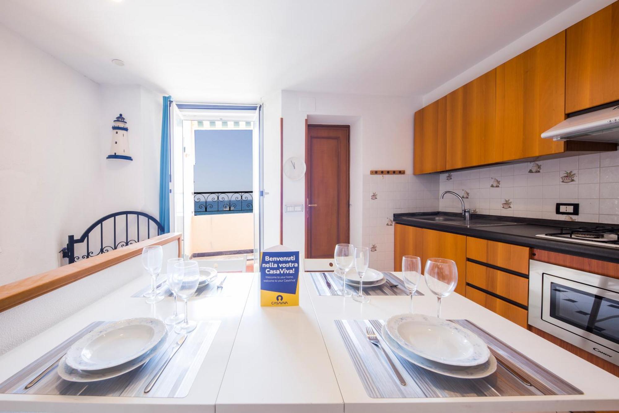 Casaviva Family Beachfront House In Camogli Zewnętrze zdjęcie
